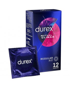 Durex Mutual Climax Regular Fit Condoms 12 Pack