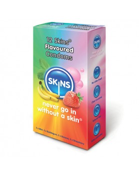 Skins Flavoured Condoms 12 Pack