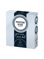 Mister Size 47mm Your Size Pure Feel Condoms 3 Pack