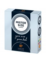 Mister Size 57mm Your Size Pure Feel Condoms 3 Pack