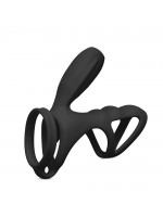 Cockring and Clit Vibrator Black