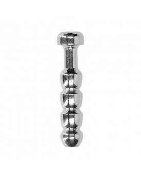 Ouch Urethral Sounding Stainless Steel Ridged Plug